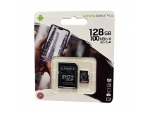 Карта памяти Kingston 1 Micro SD (с адаптером), 128gb, черная