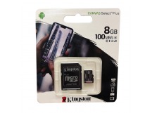 Карта памяти Kingston 1 Micro SD 8gb, черная