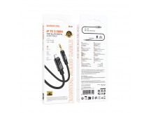Кабель AUX BOROFONE BL22 Lightning - 3.5mm AUX (черный)