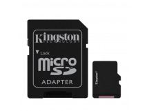 Карта памяти Kingston Copy2 Micro SD (с адаптером), 32gb, черная