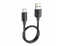 Кабель USB - TypeC HOCO X96 100W (черный) 0,25м