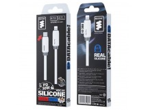 Кабель Type-C - Lightning (для iPhone) WEKOME WDC-29 1.0m PD 30W (Незамерзающий) Белый