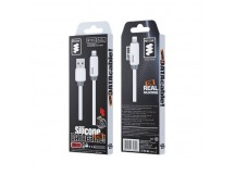 Кабель USB - Lightning (для iPhone) WEKOME WDC-27i 1.0m 12W (Незамерзающий) Белый