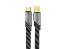 Кабель USB - Type-C WEKOME WDC-190a 1m 6A (Нейлон) Черный