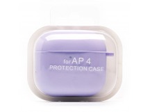 Чехол - Soft touch для кейса "AirPods (4-го поколения)" (light purple) (238197)