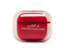 Чехол - Soft touch для кейса "AirPods (4-го поколения)" (rose red) (238199)
