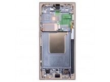 Дисплей для Samsung Galaxy S24 Ultra (S928B) модуль с рамкой Серый - OR (SP)