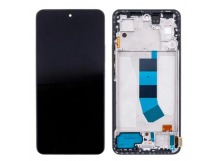 Дисплей для Xiaomi Redmi Note 13 4G (23129RAA4G/23124RA7EO/23129RA5FL) модуль с рамкой Черный - OLED