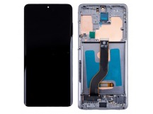 Дисплей для Samsung Galaxy S20+ (G985F) модуль с рамкой Серый - (OLED) (Full Size)