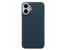 Чехол-накладка Cellis SM009 POSH KEVLAR для "Apple iPhone 16 Plus" (dark blue) (234494)