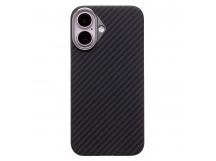 Чехол-накладка Cellis SM009 POSH KEVLAR для "Apple iPhone 16" (black) (234489)