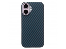 Чехол-накладка Cellis SM009 POSH KEVLAR для "Apple iPhone 16" (dark blue) (234493)