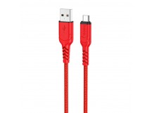 Кабель USB - Micro USB HOCO X59 (2.4A/2m) красный