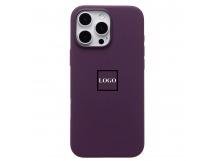 Чехол-накладка ORG Silicone Case SafeMag с анимацией для "Apple iPhone 16 Pro Max" (plum) (236683)