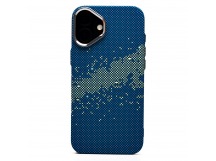 Чехол-накладка Luxo Creative PC  для "Apple iPhone 16 Plus" (135) (blue/green) (235575)