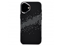 Чехол-накладка Luxo Creative PC для "Apple iPhone 16 Plus" (136) (black/gray) (235576)