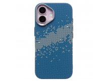 Чехол-накладка Luxo Creative PC  для "Apple iPhone 16" (135) (blue/green) (235573)