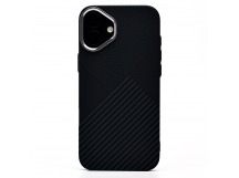 Чехол-накладка Luxo Creative PC  для "Apple iPhone 16 Plus" (122) (black) (235592)