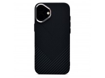 Чехол-накладка Luxo Creative PC  для "Apple iPhone 16 Plus" (124) (black) (235594)