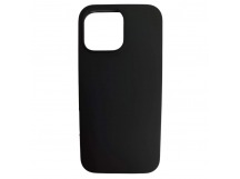 Чехол iPhone 15 Pro Max Silicone Case (c Лого) №18 Черный