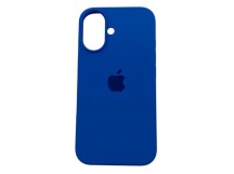 Чехол iPhone 16 Silicone Case (c Лого) №03 Глубокое Синее Озеро