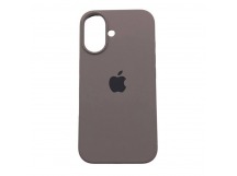 Чехол iPhone 16 Silicone Case (c Лого) №07 Лавандовый Фиолетовый