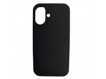 Чехол iPhone 16 Silicone Case (c Лого) №18 Черный