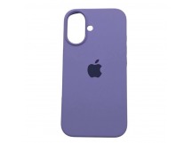 Чехол iPhone 16 Silicone Case (c Лого) №47 Элегантный Фиолетовый