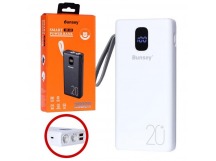 Портативный аккумулятор BUNSEY BY-31 20000 mAh (белый)