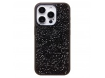 Чехол-накладка - PC071 POSH SHINE для "Apple iPhone 16 Pro Max" россыпь кристаллов (black) (236537)