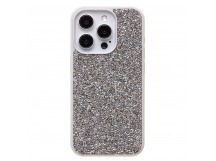 Чехол-накладка - PC071 POSH SHINE для "Apple iPhone 16 Pro Max" россыпь кристаллов (silver) (236538)