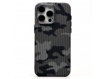 Чехол-накладка Luxo Creative PC  для "Apple iPhone 15 Pro Max" (126) (black/gray) (235863)