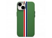 Чехол-накладка Luxo Creative PC  для "Apple iPhone 13/iPhone 14" (131) (green/multicolor) (235883)