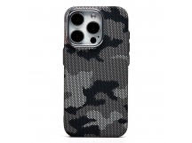 Чехол-накладка Luxo Creative PC  для "Apple iPhone 15 Pro" (126) (black/gray) (235852)