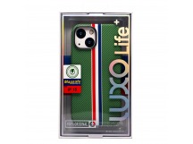 Чехол-накладка Luxo Creative PC  для "Apple iPhone 15" (131) (green/multicolor) (235846)