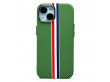 Чехол-накладка Luxo Creative PC  для "Apple iPhone 15" (131) (green/multicolor) (235846)