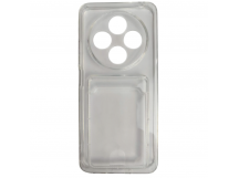 Чехол силиконовый Redmi 14C/POCO C75 с визитницей прозрачный