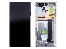 Дисплей для Samsung Galaxy Note 20 Ultra (N985F/N986F) модуль с рамкой Белый - OR (SP)