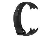 Ремешок - WB13 силикон на кнопке Xiaomi Mi Band 9 (black) (236230)