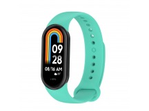 Ремешок - WB13 силикон на кнопке Xiaomi Mi Band 9 (dark green) (236232)