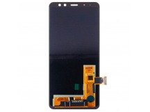 Дисплей для Samsung Galaxy A8 2018 (A530F) в сборе с тачскрином Черный - (OLED)