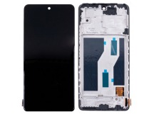 Дисплей для Xiaomi Redmi Note 10 Pro 4G (M2101K6G) модуль с рамкой Черный - (OLED)