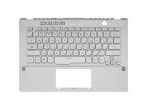 Топ-панель для ноутбука Asus ROG Zephyrys G14 GA401IU серебро с подсветкой