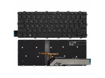 Клавиатура для  Dell Latitude 3400 черная с подсветкой