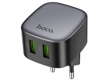 Адаптер Сетевой Hoco CS34A Rayo 2USB 18W (black) (236009)