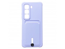 Чехол-накладка - SC304 с картхолдером для "Infinix Hot 50 4G" (light violet) (237576)