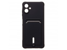 Чехол-накладка - SC304 с картхолдером для "Samsung Galaxy A06" (black) (235675)