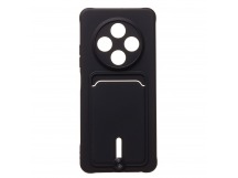 Чехол-накладка - SC304 с картхолдером для "Tecno Spark 30 4G" (black) (237637)