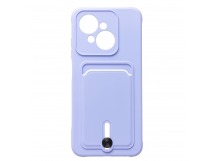 Чехол-накладка - SC304 с картхолдером для "Tecno Spark Go 1/Pop 9 4G" (light violet) (235659)