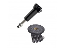 Переходник адаптер с винт 1/4" на крепление экшн камер (круглый)